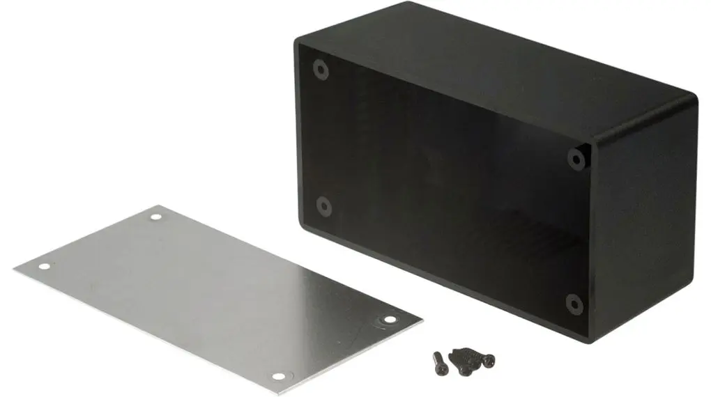 Produktfoto 1 von RND RND 455 ABS Pultgehäuse, Schwarz, 101 mm 42 mm, 54 mm