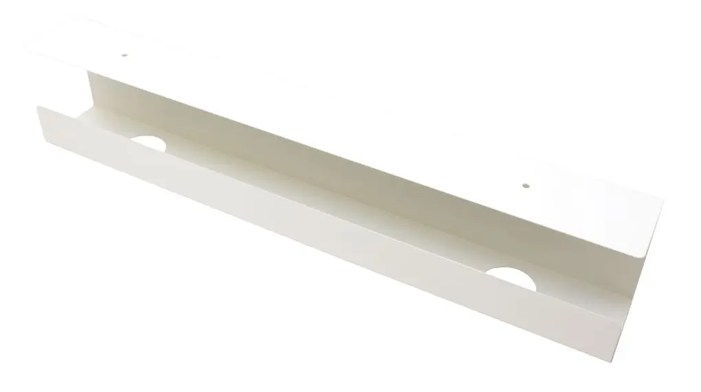 Produktfoto 1 von RND RND under desk cable organiser Kabelabdeckung, 76 mm x 600 mm Kunststoff, Weiß