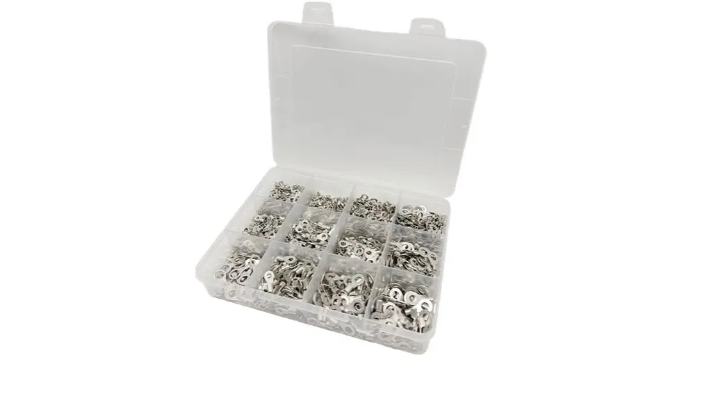 Produktfoto 1 von RND RND 465 Ringkabelschuh, Nicht isoliert 20 AWG, Weiß, 14 AWG max.AWG, M3 to M8