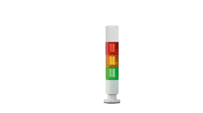 Produktfoto 1 von RND RND 430 LED Signalturm 3-stufig Linse Rot/Grün/Orange + Elektronischer Summer