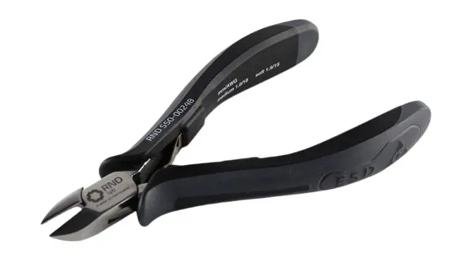 Produktfoto 1 von RND RND 550-00248 ESD-Sicherheit Feinspülung 125 mm / Backen 13mm, Schneidleistung 1.5 mm