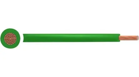 Produktfoto 1 von RND RND 475 Schaltdraht 1.5 mm², 16 AWG 100 m Grün Polyvinylchlorid