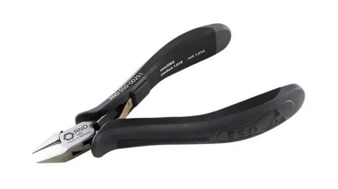 RND RND 550-00251 ESD-Sicherheit Feinspülung 125 mm / Backen 13mm, Schneidleistung 1.5 mm