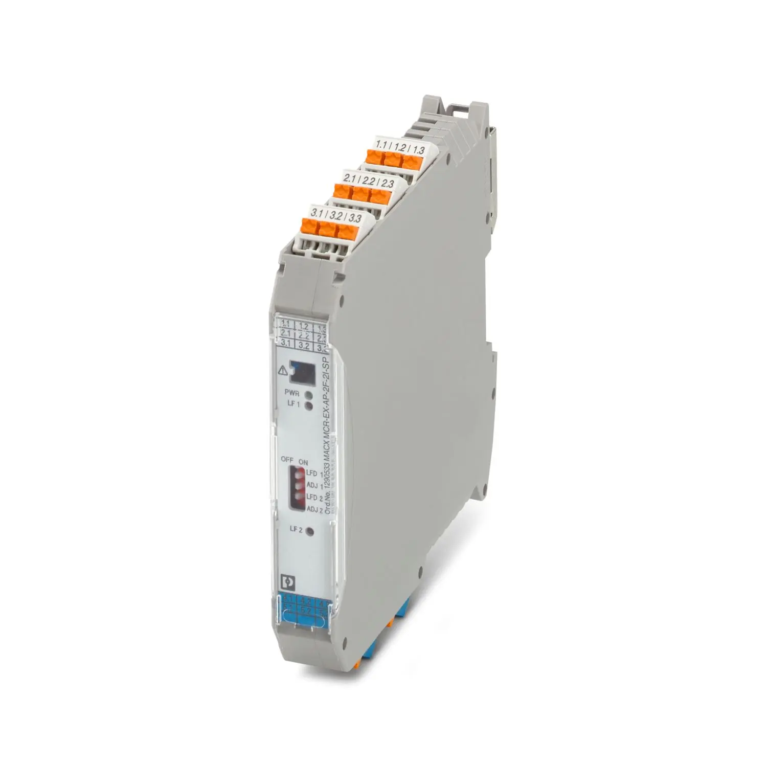 Produktfoto 1 von Phoenix Contact Serie MACX MCR Frequenzumformer 24 V dc, Frequenz 0.001 to 20000 Hz EIN / Strom 0 to 20 mA AUS