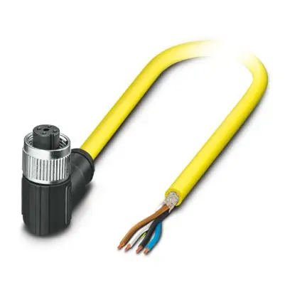 Produktfoto 1 von Phoenix Contact SAC, 5-polig Sensor-Betätigungselementkabel, Gerade 5 / M12 Buchse, Länge 2 m