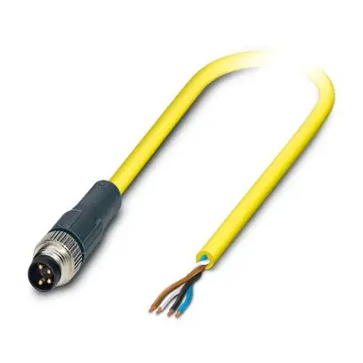 Produktfoto 1 von Phoenix Contact SAC, 4-polig Steuerleitung, M8, Gerade Stecker 4 / Gerade, Länge 5 m