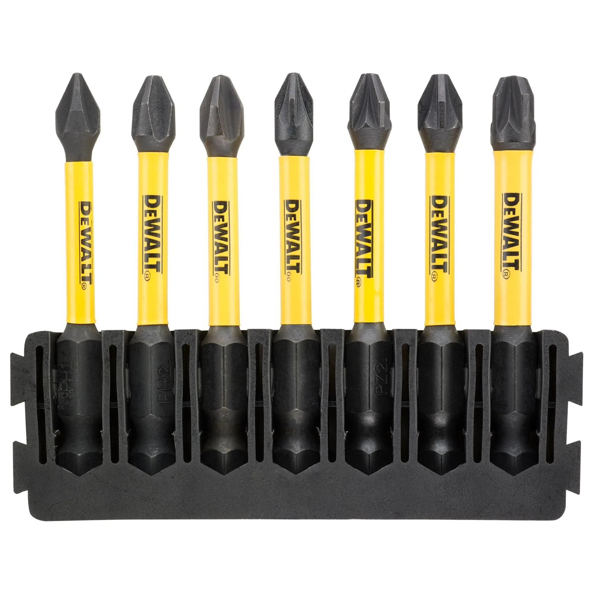 Produktfoto 1 von DeWALT PH1, PH2, PZ1, PZ2, PZ3 Schraubbit, Phillips, 57 mm