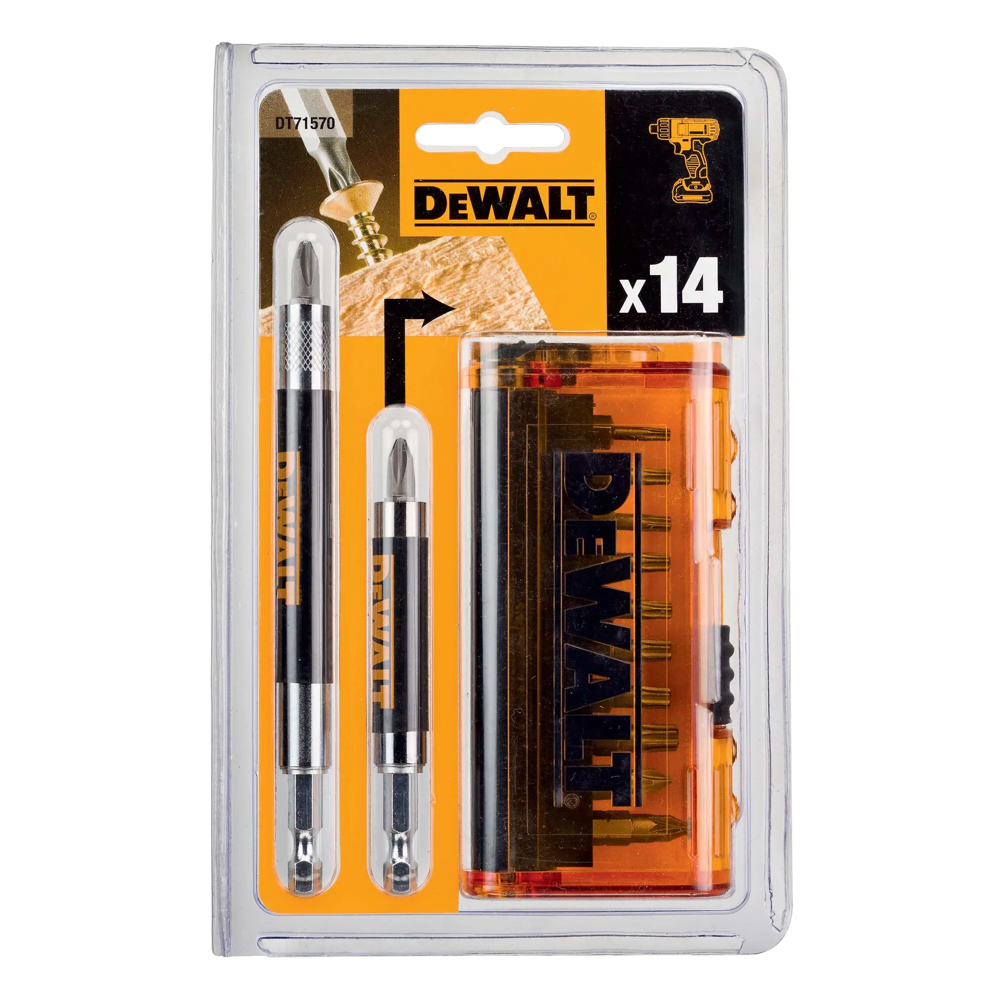 Produktfoto 1 von DeWALT Standard, 14-teilig