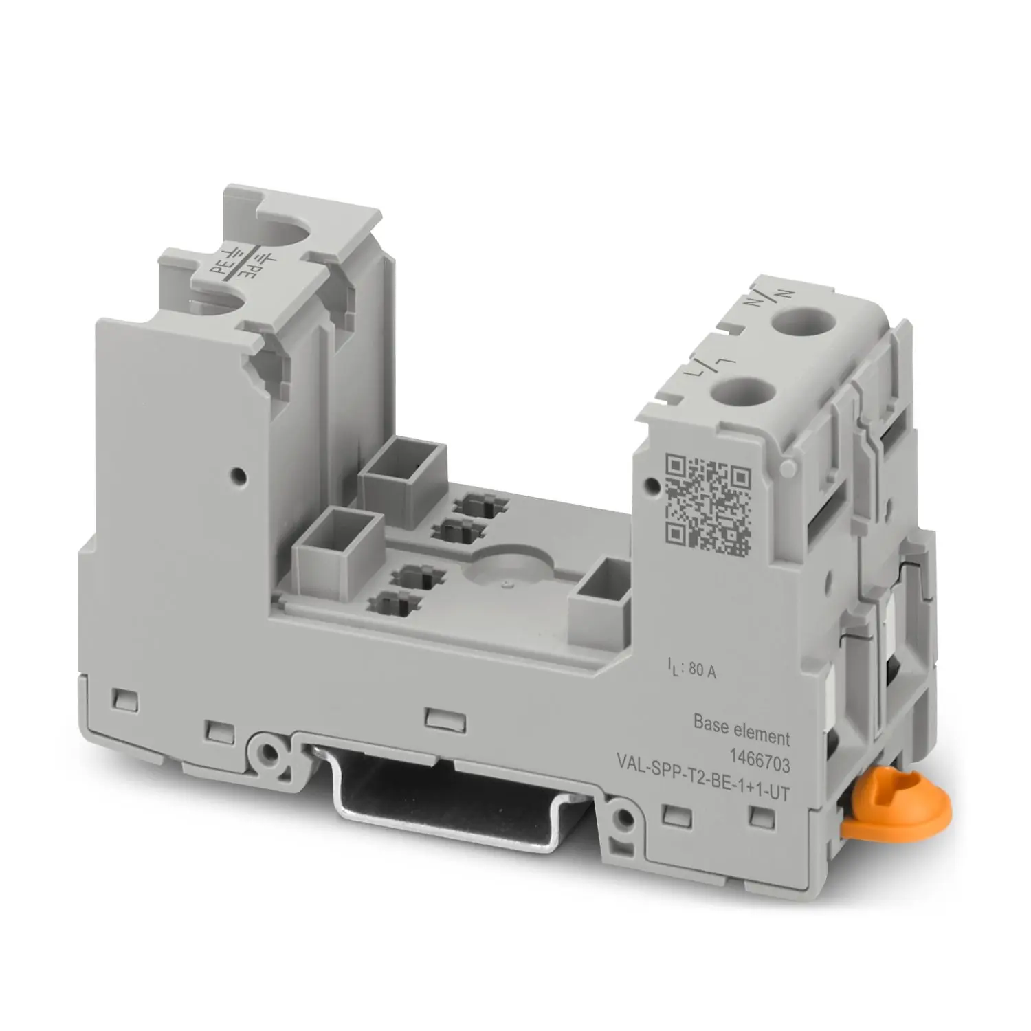Produktfoto 1 von Phoenix VAL Überlastschutzgerät Basiselement 80 kA 440V ac, DIN-Hutschiene, -40 °C→85 °C
