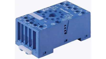 Finder Relaissockel zur Verwendung mit 60.13 Relais 90, 3 -Kontakt, DIN-Hutschiene, 250V