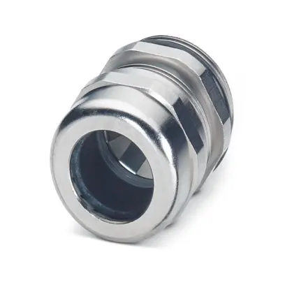 Produktfoto 1 von Phoenix Contact Kabelverschraubung, M25 x 1.5 Messing vernickelt 11 mm/ 16 mm, IP68