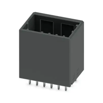 Produktfoto 1 von Phoenix Contact DD21H Leiterplatten-Stiftleiste Vertikal, 12-polig / 2-reihig, Raster 2.5mm, Ummantelt