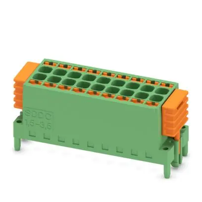Produktfoto 1 von Phoenix Contact SDDC Leiterplattensteckverbinder, 18-polig / 2-reihig, Raster 3.5 mm