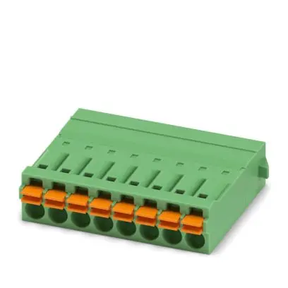 Produktfoto 1 von Phoenix Contact IFMC 1 Leiterplattensteckverbinder / Stecker, Snap-In, 8-polig / 1-reihig, Raster 3.5mm