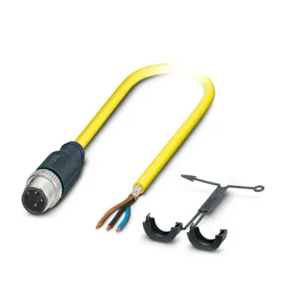 Produktfoto 1 von Phoenix Contact SAC, 3-polig konfektioniertes Sensorkabel, M12, Gerade Stecker 3 / Gerade, Länge 2 m