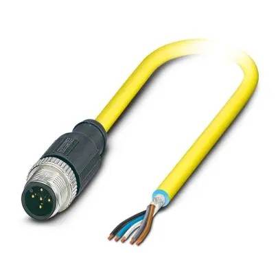 Produktfoto 1 von Phoenix Contact SAC, 5-polig konfektioniertes Sensorkabel, M12, Gerade Stecker 5 / Gerade, Länge 2 m