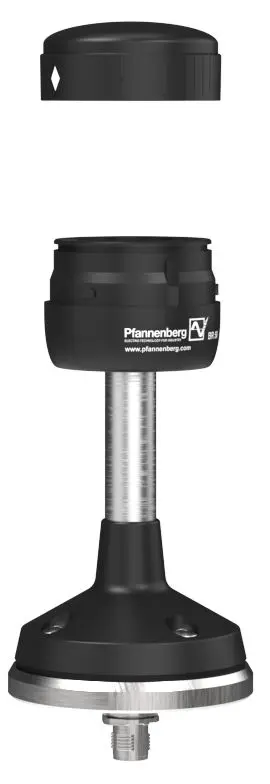 Produktfoto 1 von Pfannenberg Intense BR50 28250126010 Signalturm Ununterbrochenes Licht-Licht Klar, 12 → 24 V DC
