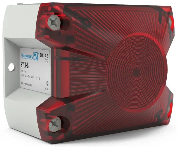 Produktfoto 1 von Pfannenberg 21513815055 LED Blinken, Kontinuierlich Signalleuchte Rot, 12 → 48 V DC