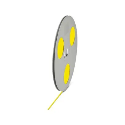Produktfoto 1 von Phoenix Contact 800 Kabelbinder, Polyolefin Gelb, Ø 1.5 mm, Länge 120m