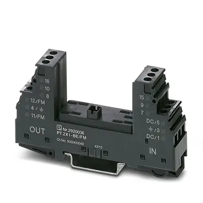 Produktfoto 1 von Phoenix Contact, Überspannungsschutz, 250 V ac DIN-Hutschiene PLUGTRAB PT