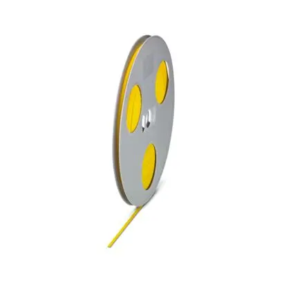 Produktfoto 1 von Phoenix Contact 833 Wärmeschrumpfschlauch, Polyolefin Gelb, Ø 3 mm, Länge 120m