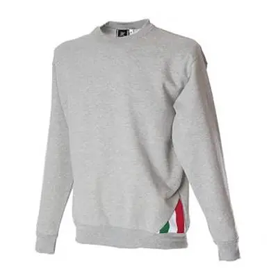 Produktfoto 1 von JRC 988251 Unisex Sweatshirts & Fleecejacken, 100 % Baumwolle Hellgrau Rundhalsausschnitt, Größe S