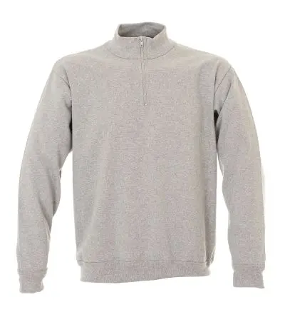 Produktfoto 1 von JRC 988362 Unisex Sweatshirts & Fleecejacken, 70 % Baumwolle, 30 % Polyester Hellgrau Reißverschluss, Größe M