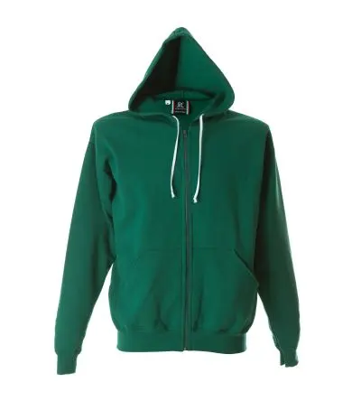 Produktfoto 1 von JRC 988776 Unisex Sweatshirts & Fleecejacken, 100 % Baumwolle Grün Langer Reißverschluss, Größe L