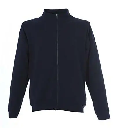 Produktfoto 1 von JRC 989230 Unisex Sweatshirts & Fleecejacken, 80 % Baumwolle, 20 % Polyester Marine Langer Reißverschluss, Größe M