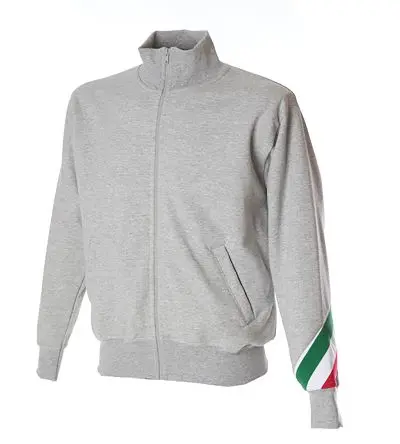 Produktfoto 1 von JRC 988291 Unisex Sweatshirts & Fleecejacken, 100 % Baumwolle Hellgrau Langer Reißverschluss, Größe S