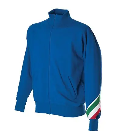 Produktfoto 1 von JRC 988292 Unisex Sweatshirts & Fleecejacken, 100 % Baumwolle Königsblau Langer Reißverschluss, Größe M