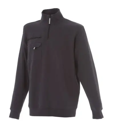 Produktfoto 1 von JRC 989191 Unisex Sweatshirts & Fleecejacken, 35 % Baumwolle, 65 % Polyester Grau Reißverschluss, Grö��e L