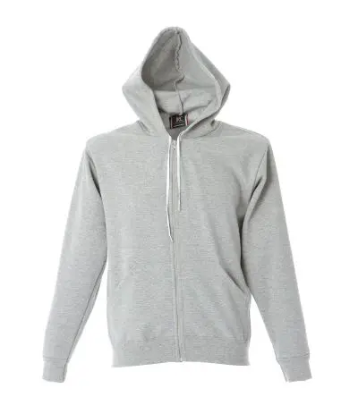 Produktfoto 1 von JRC 989241 Unisex Sweatshirts & Fleecejacken, 80 % Baumwolle, 20 % Polyester Hellgrau Langer Reißverschluss, Größe XL