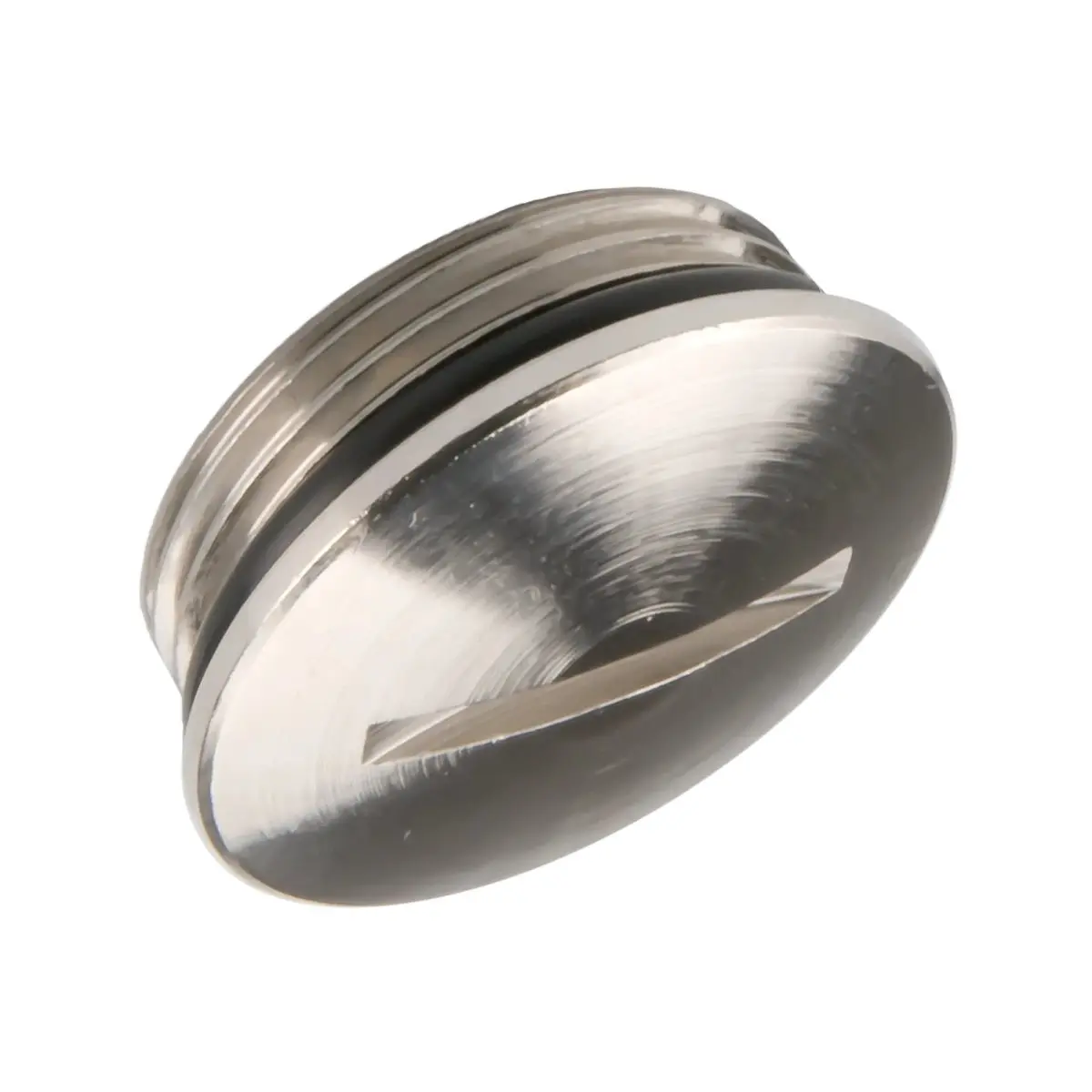 Produktfoto 1 von Lapp Blindstopfen M12 x 1.5 mm, Messing vernickelt Mit Gewinde Ø 14 mm, IP68, IP54, Grau