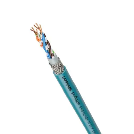 Produktfoto 1 von Lapp ETHERLINE FD bioP Cat5e Kat.5e Patchkabel, 60 m Abgeschirmt Geschirmt, Aussen ø 6.3 mm Außen-ø , Thermoplastisches