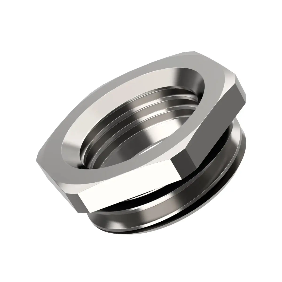 Produktfoto 1 von Lapp SKINDICHT MR-M Kabelverschraubung Adapter Typ Kabelverschraubung Adapter M25 M40 Messing vernickelt IP68 -20 °C
