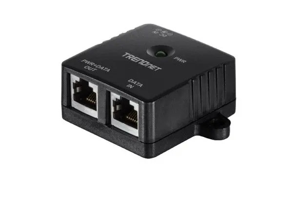 Produktfoto 1 von Trendnet PoE Injektor 240 V Input / 54 V Output, 400 mA 1 Port 15.4 W 1 Port 67 mm L. 51 mm B. 25 mm T.