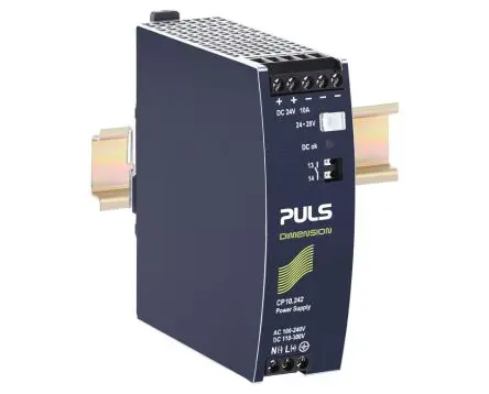Produktfoto 1 von PULS CP10 DIN-Schienen Netzteil Spannungsversorgung 240V ac/dc Wechselstrom/Gleichstrom / 10 A 24V DC 240 W