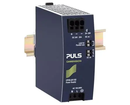 Produktfoto 1 von PULS CP20 DIN-Schienen Netzteil DIN-Hutschiene 240V ac/dc Wechselstrom/Gleichstrom / 20 A 24V DC 480 W