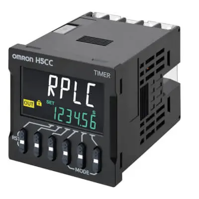 Produktfoto 1 von Omron H5CC Zeitrelais, Einbauhalterung, 0.001s → 999999h, 12 → 48V
