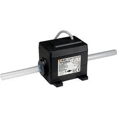 Produktfoto 1 von SMC PF2D Luft Durchflusssensor 12 → 24 V-DC 2,5 l/min → 45 l/min Typ Digitaler Durchflussschalter