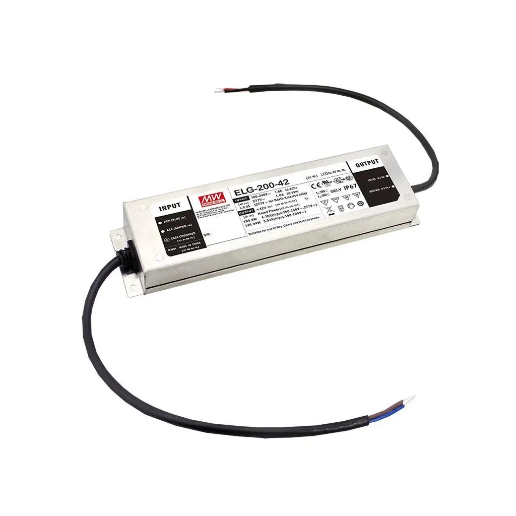 Produktfoto 1 von MEAN WELL LED-Treiber, 200 W 142/431 V dc LED-Treiber 4.16 A, Ausgang 48 V 3 in 1 Dimmfunktion