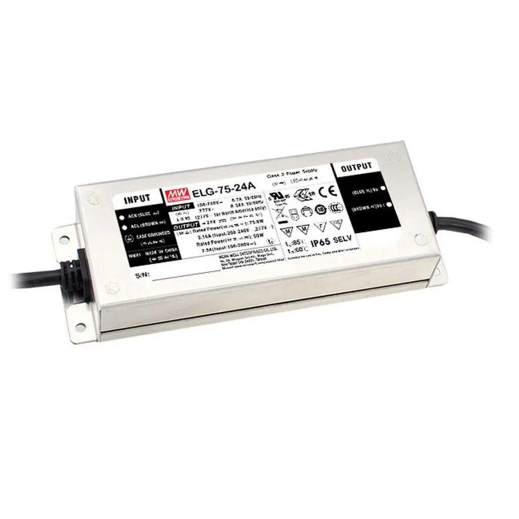 Produktfoto 1 von MEAN WELL LED-Treiber 142 → 431 V Gleichstrom LED-Treiber, Ausgang 12V / 5A Konstantstrom/Konstantspannung