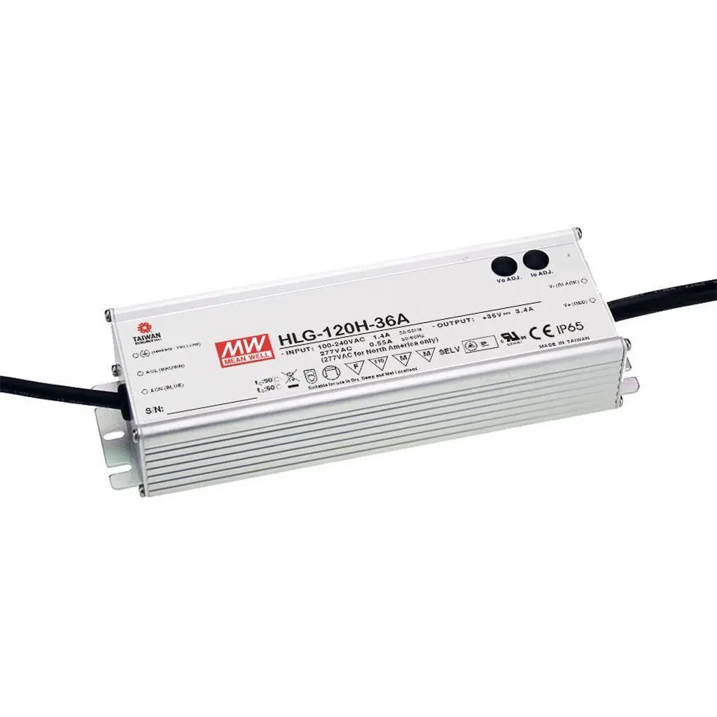 Produktfoto 1 von MEAN WELL LED-Treiber 127 → 431 V Gleichstrom LED-Treiber, Ausgang 48V / 2.5A Konstantstrom/Konstantspannung