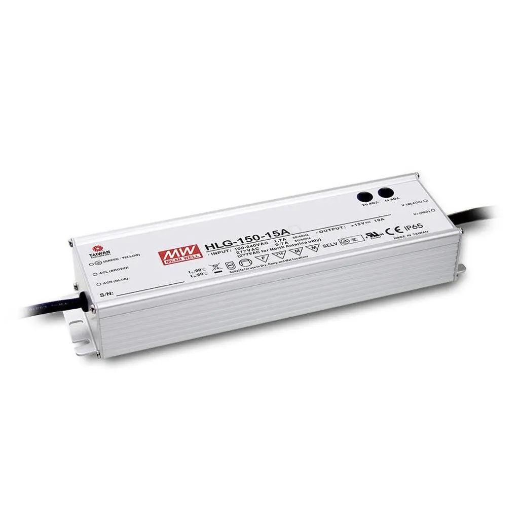 Produktfoto 1 von MEAN WELL LED-Treiber, 150 W 127/431 V dc LED-Treiber 3.6 A, Ausgang 48 V 3 in 1 Dimmfunktion