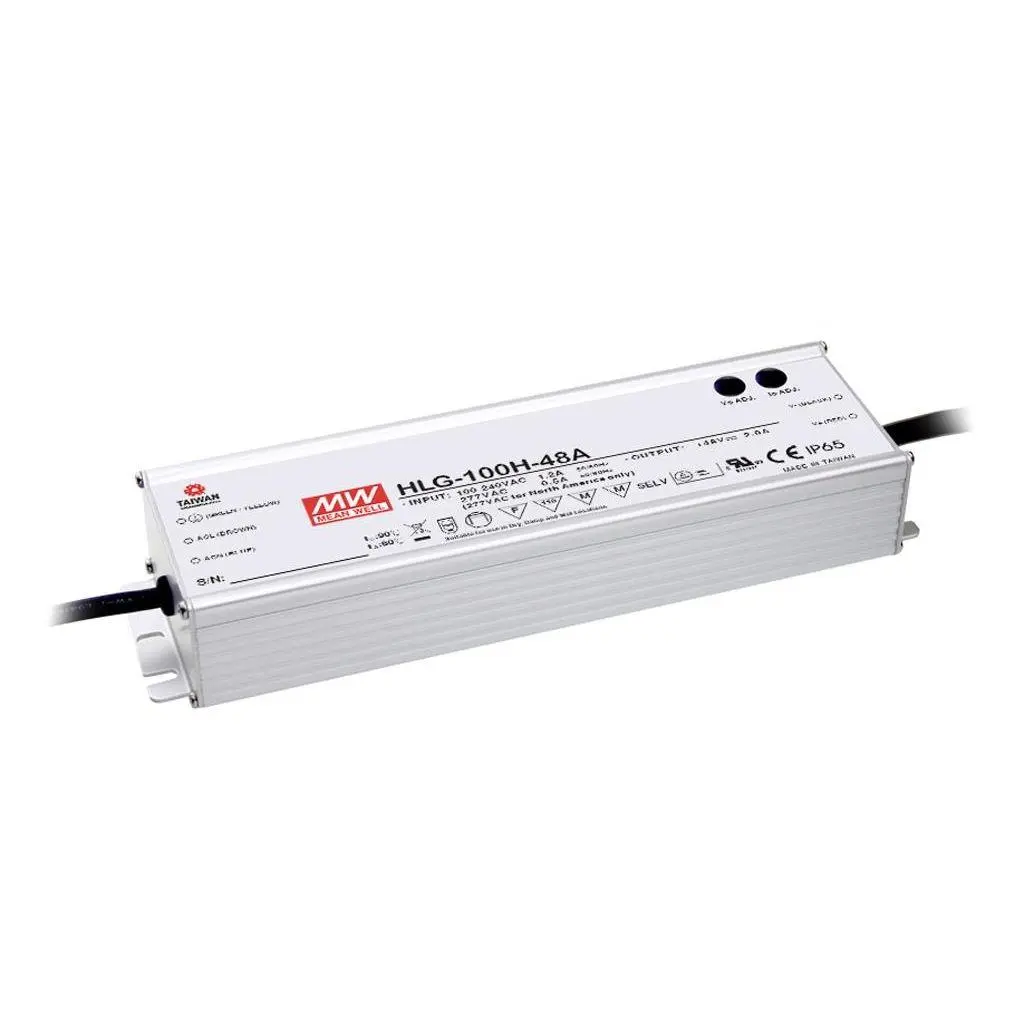 Produktfoto 1 von MEAN WELL LED-Treiber, 100 W 127/431 V dc LED-Treiber 4 A, Ausgang 24 V 3 in 1 Dimmfunktion