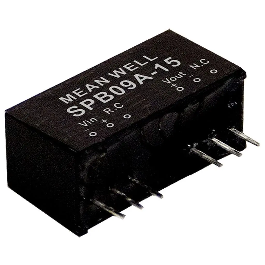 Produktfoto 1 von MEAN WELL SPB09B DC/DC-Wandler 9W 18 V DC IN, 5V dc OUT / 1.6A