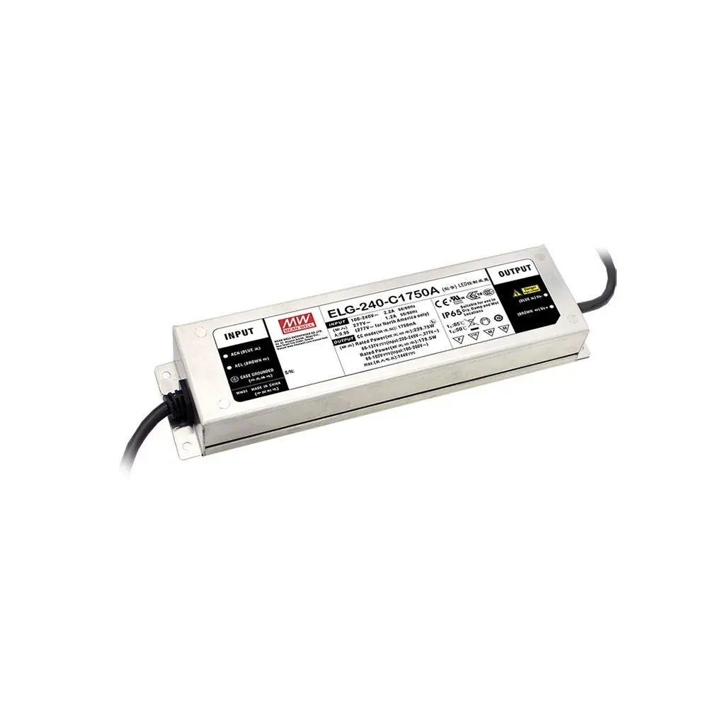 Produktfoto 1 von MEAN WELL LED-Treiber, 240 W 142/431 V dc 6.66 A, Ausgang 36 V DALI