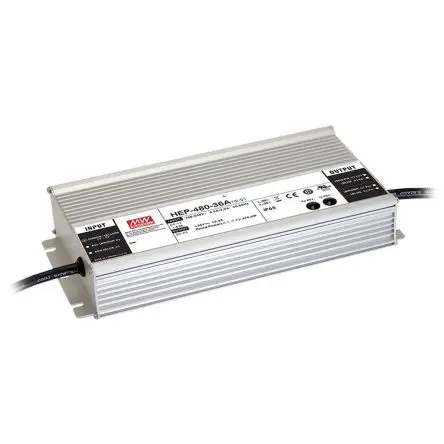 Produktfoto 1 von MEAN WELL HEP-480 Schaltnetzteil 36V 480 W 305V ac