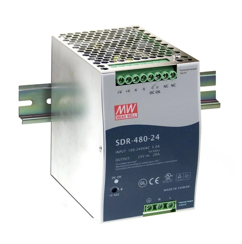 MEAN WELL Schaltnetzteil, 48V / 10A 480W 127 → 370V dc
